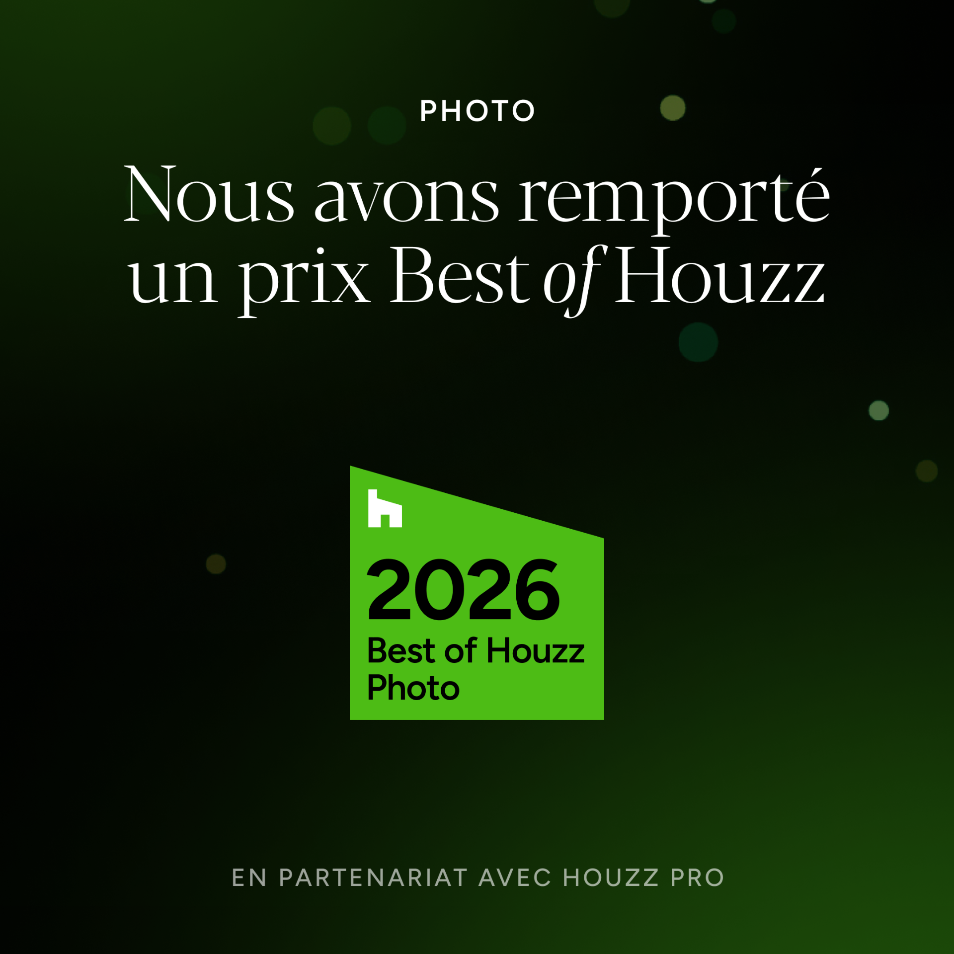 Lauréat Best of Houzz 2026 – Photo